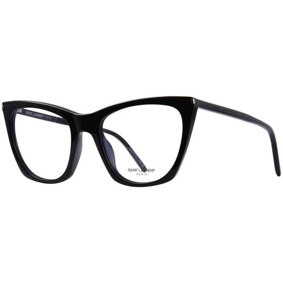 Saint Laurent SL 214 Kate Thin Opt Eyeglasses | LensCrafters NWT Yves Saint Laurent SL 214 KATE THIN OPT Black 55mm Eyeglasses